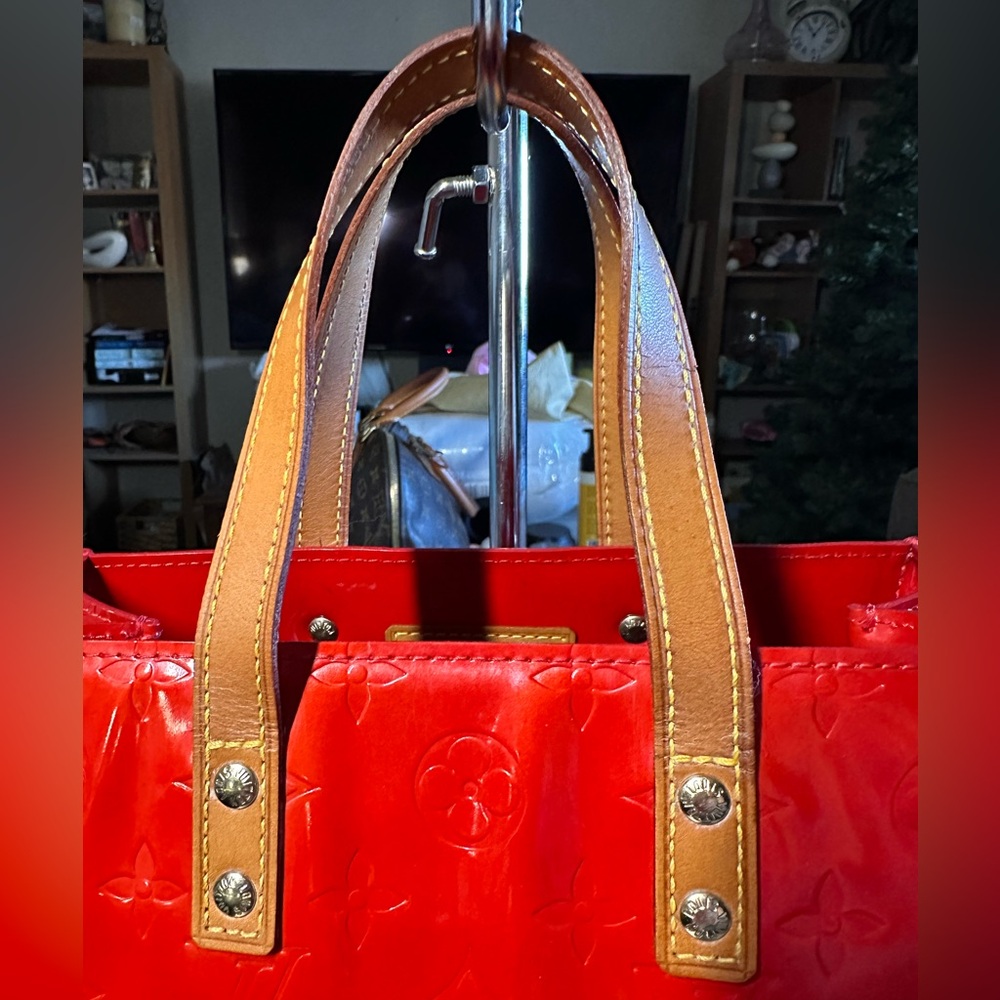 Louis Vuitton Reade PM Red Vernis monogram vintage bag - Picture 6 of 15